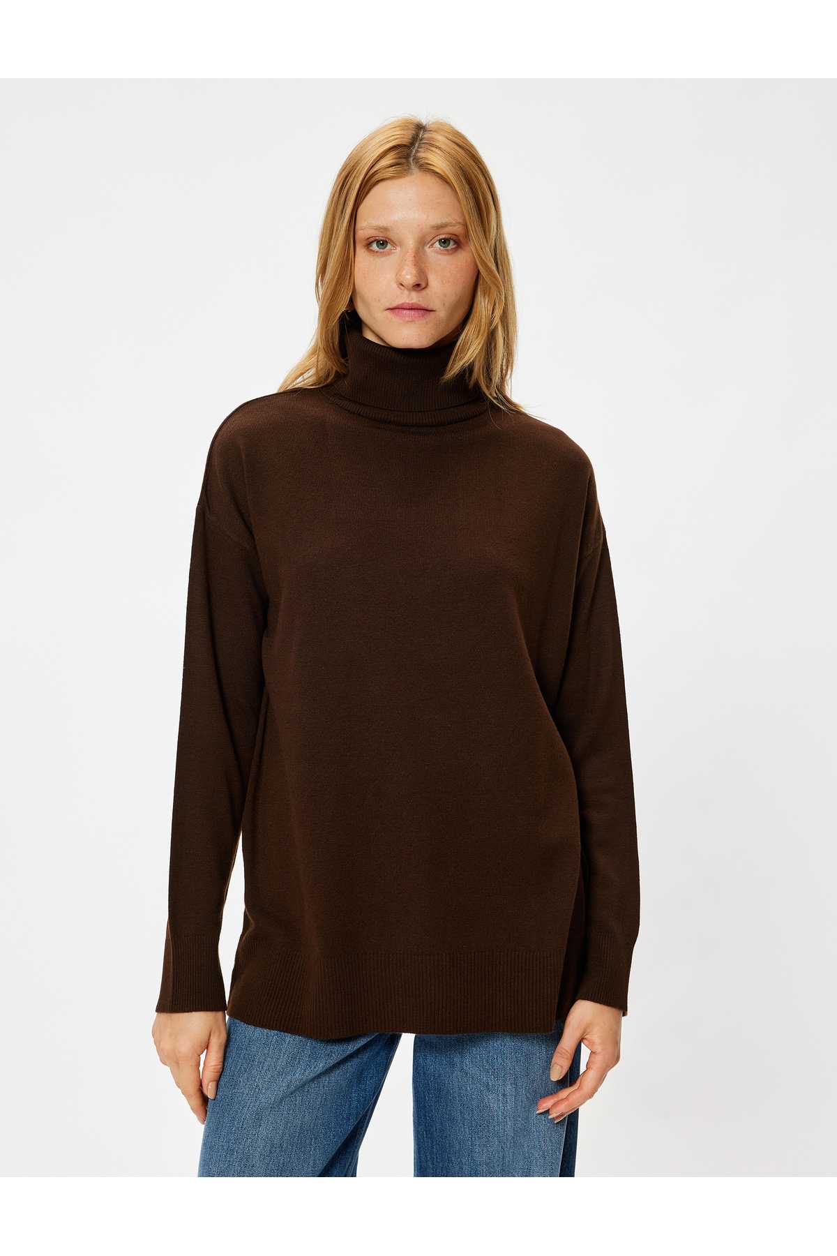 ژاکت بافتنی آستین بلند