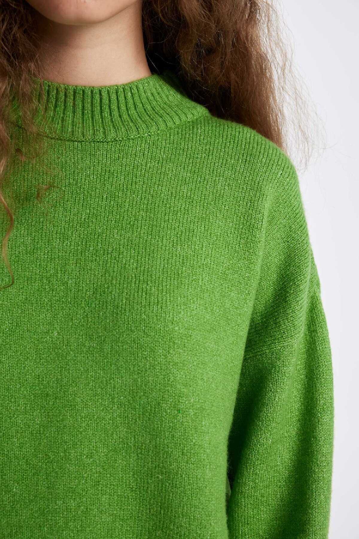 ژاکت بافتنی نیم تنه فیت