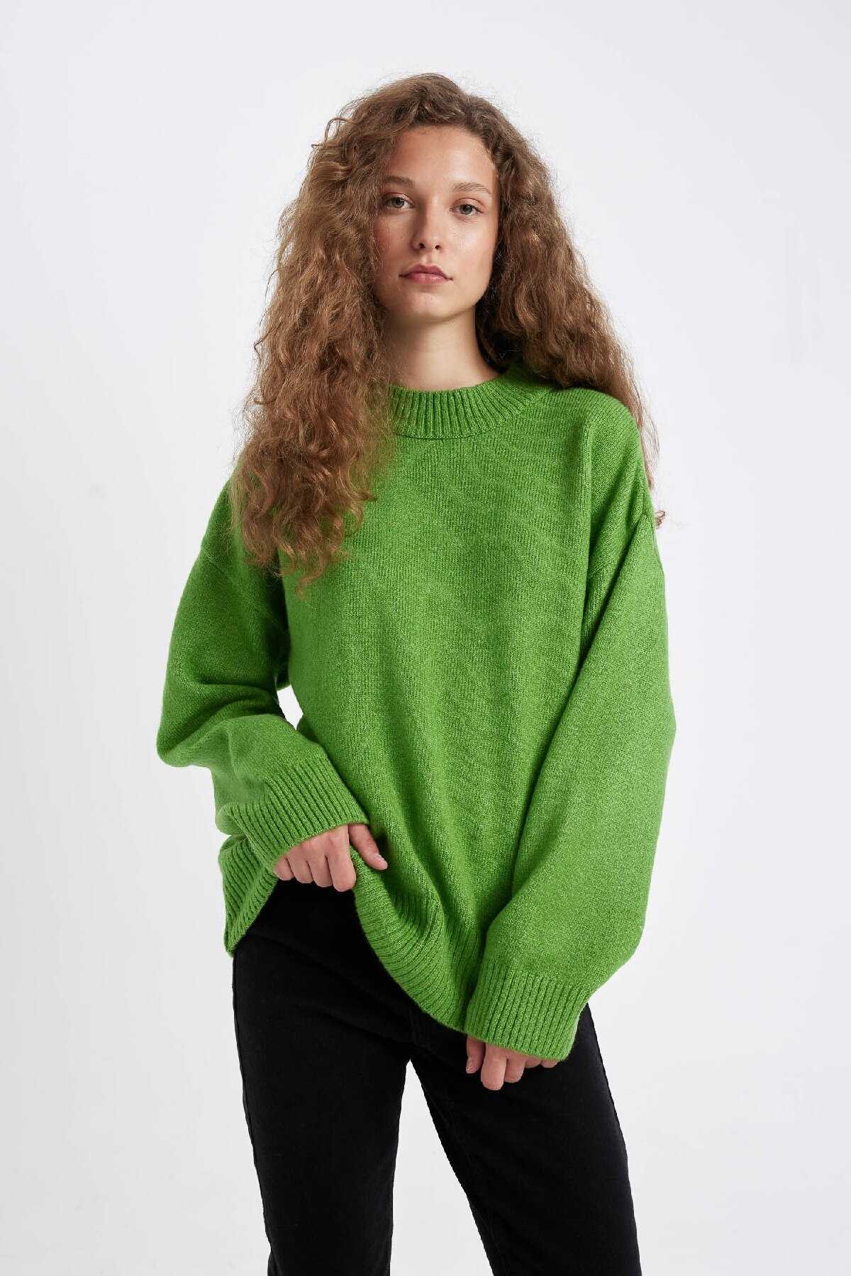 ژاکت بافتنی نیم تنه فیت