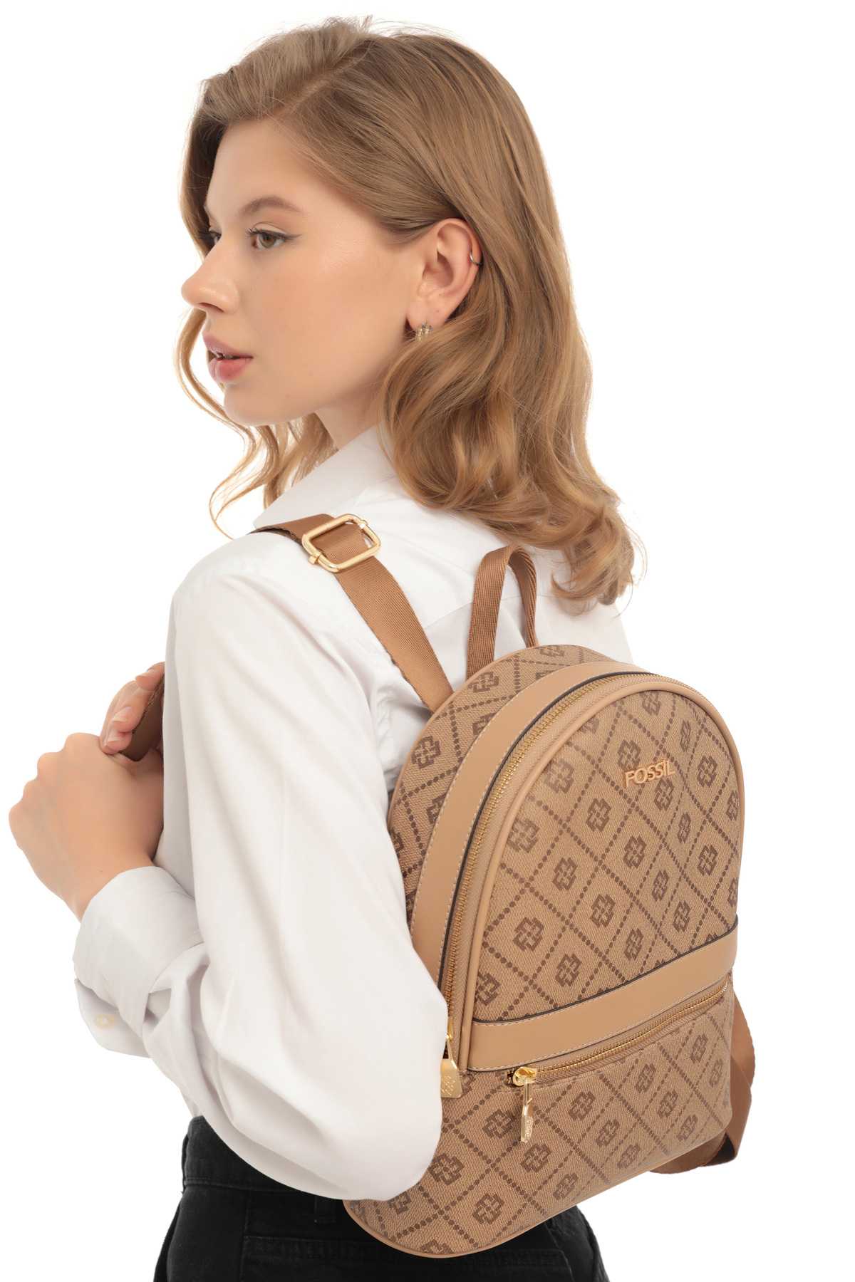 کوله پشتی زنان قهوه 05FM24K1101