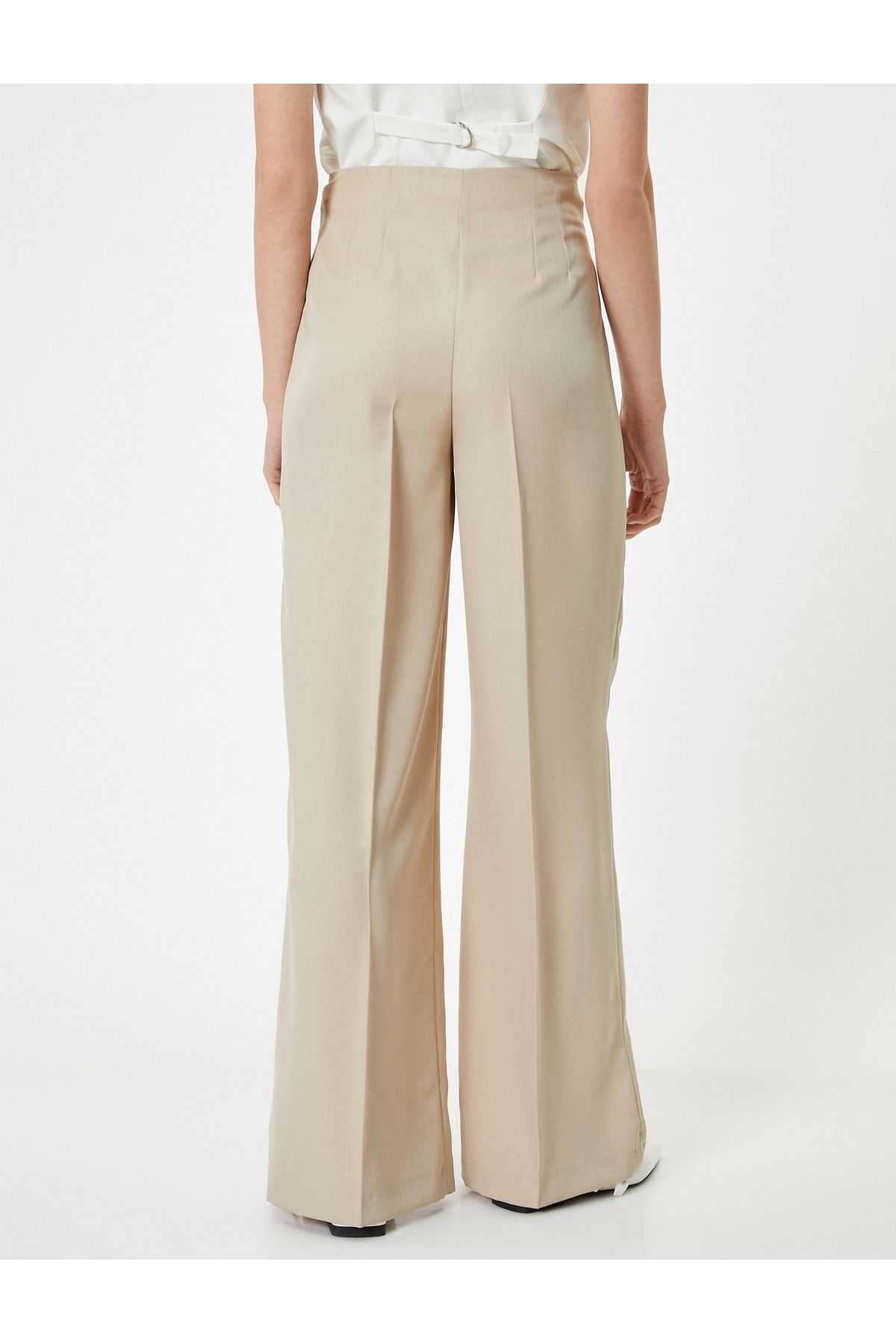 شلوار گشاد Palazzo کمر بلند