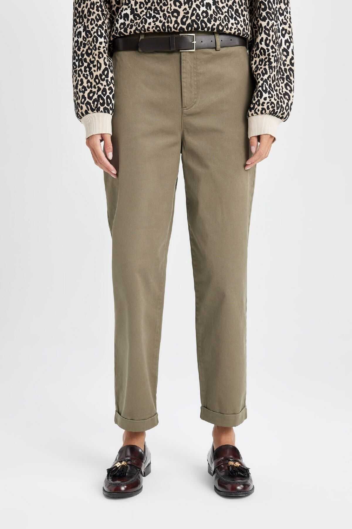 شلوار گاباردین جیبی هویجی مناسب D7413ax24au