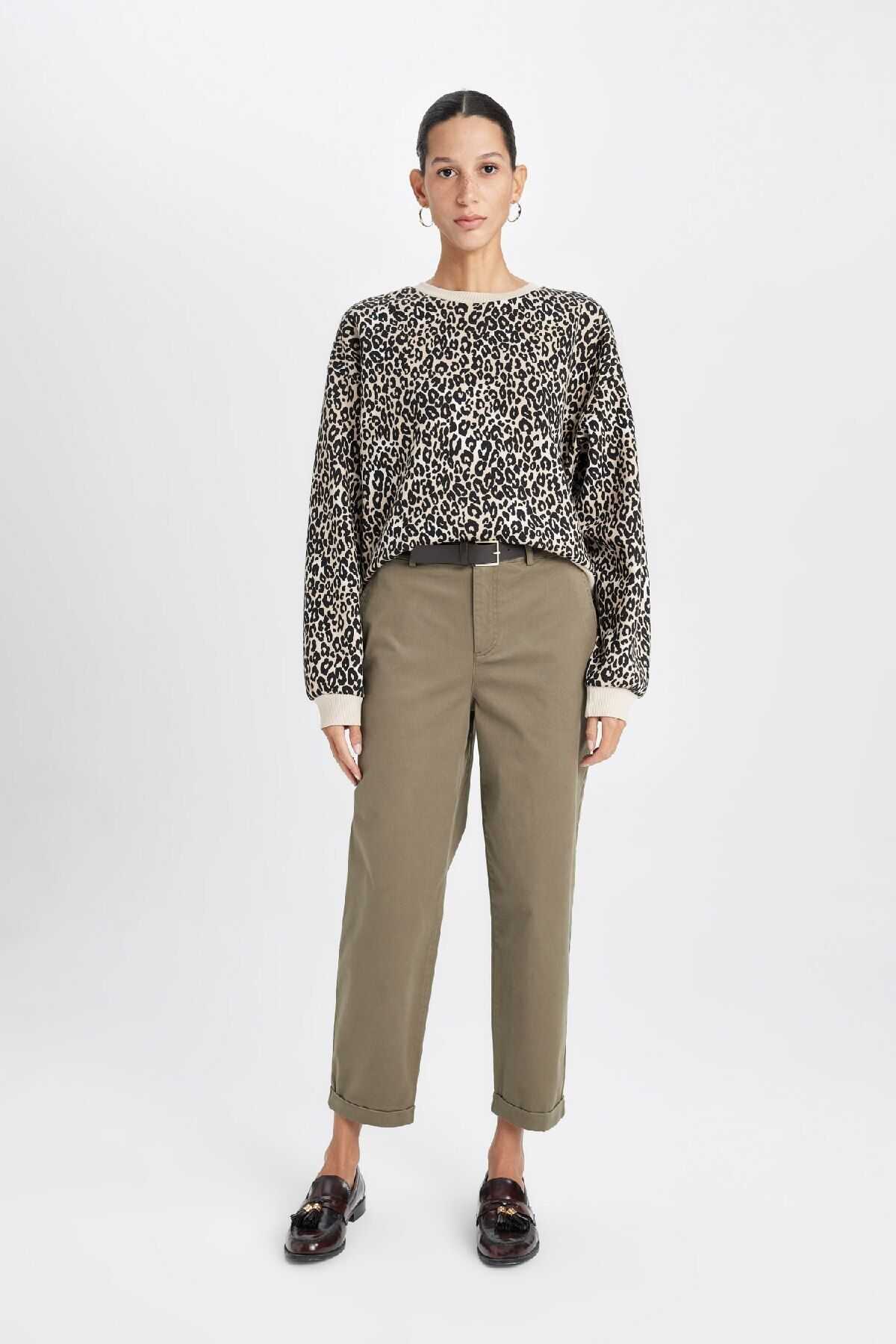 شلوار گاباردین جیبی هویجی مناسب D7413ax24au