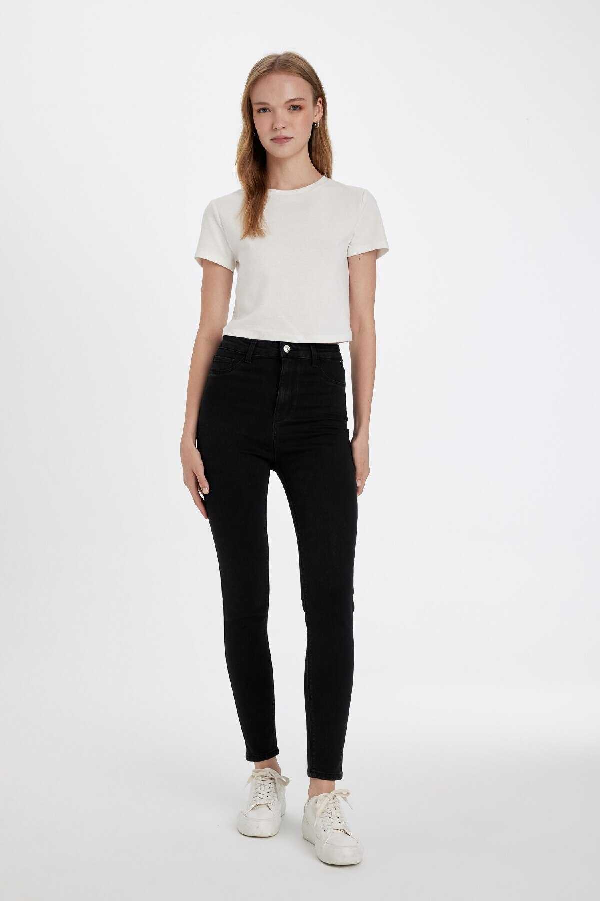 شلوار جین ساق بلند C8545ax24wn