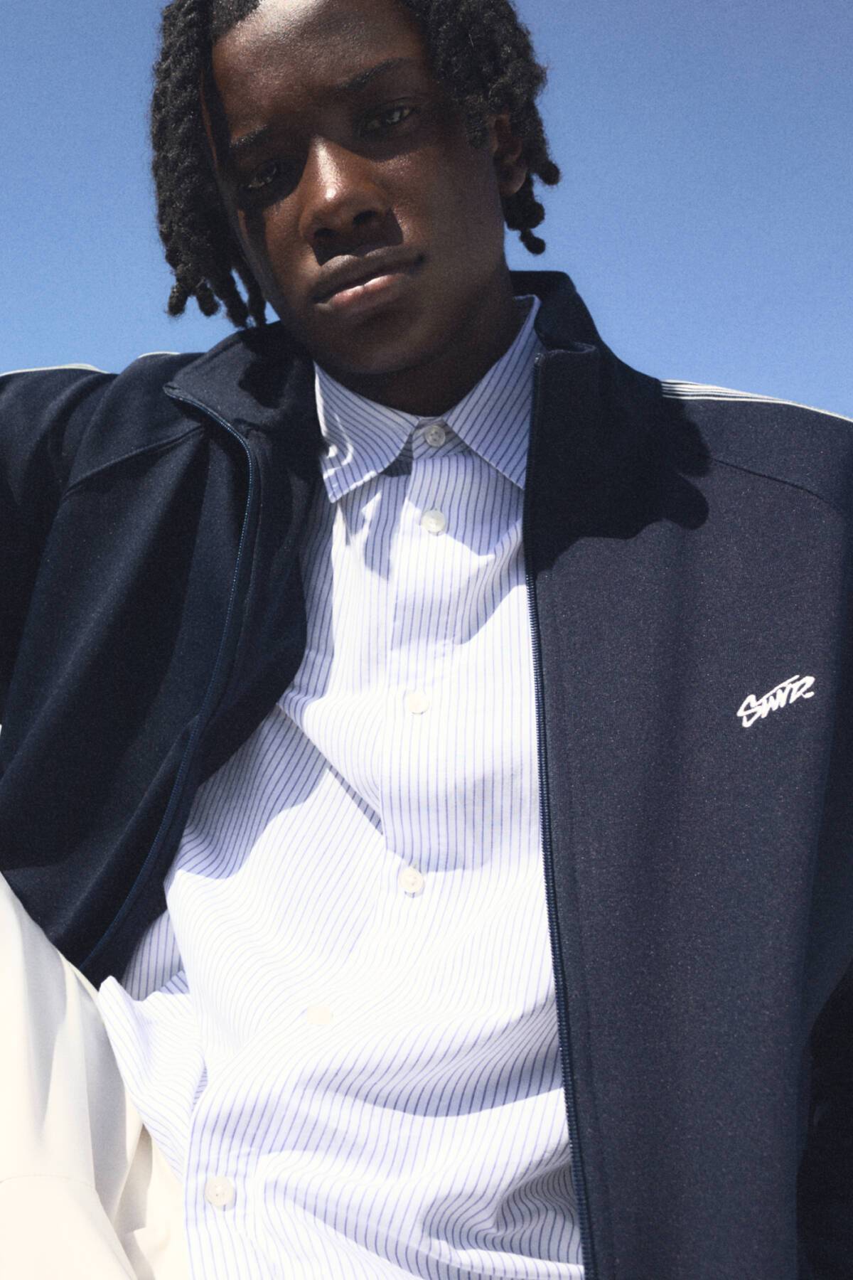 ژاکت گرمکن راه راه