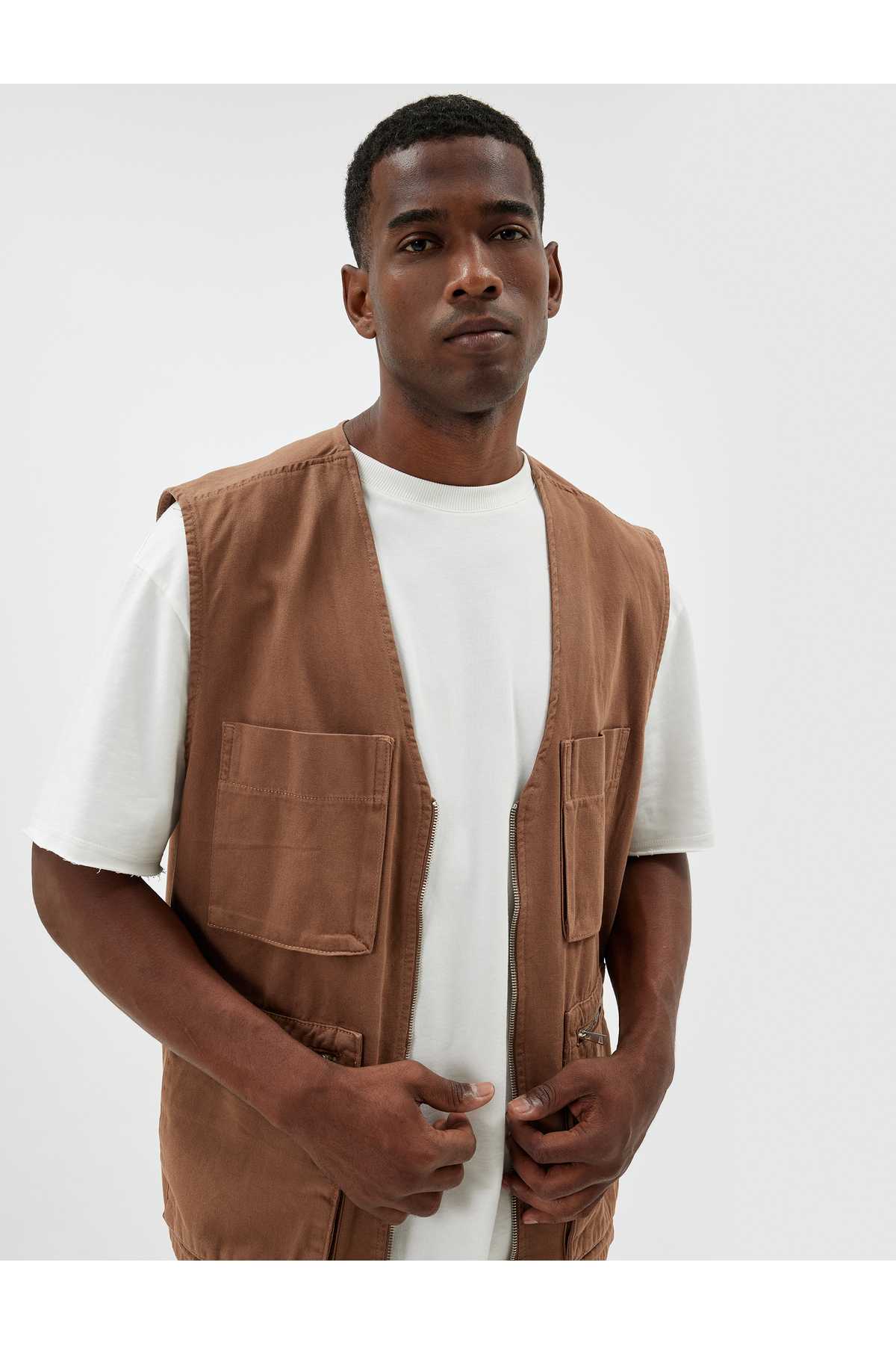 پنبه جیب جیب جیب Slim Fit Cotton