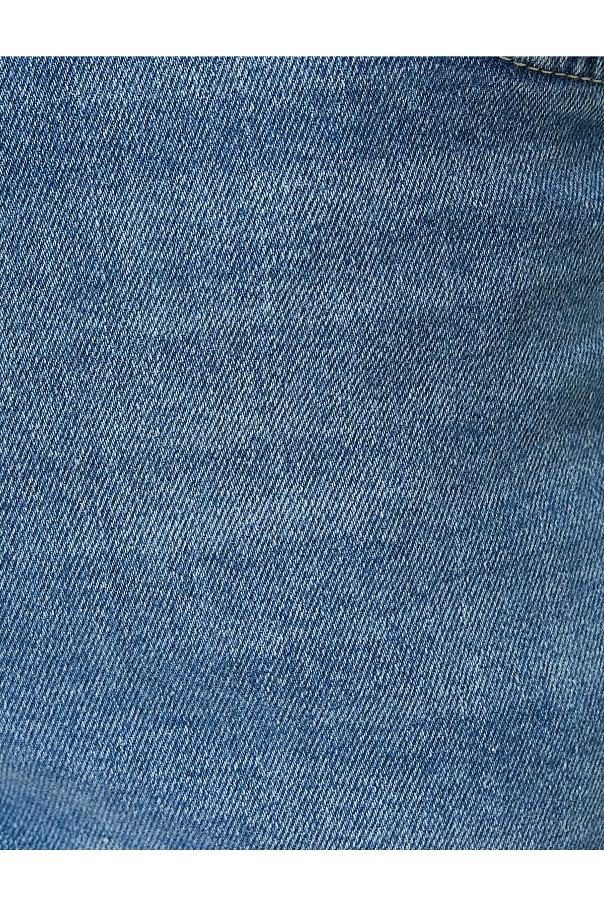 شلوار جین کمری استاندارد دکمه دار لاغر - Michael Jean