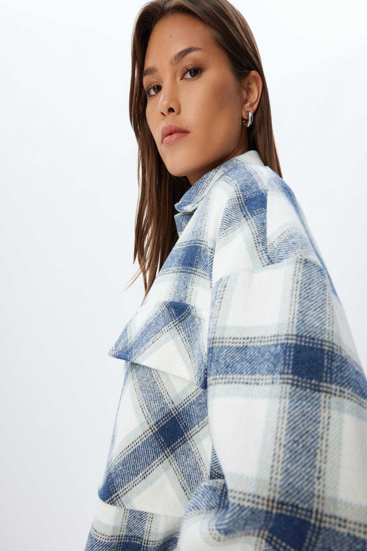 کت پیراهن تک جیب آستین بلند مفصل