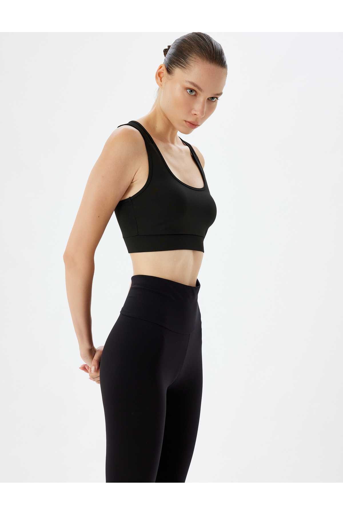 جوراب شلواری ورزشی پایه با کمر بلند لاغر فیت اینترلاک