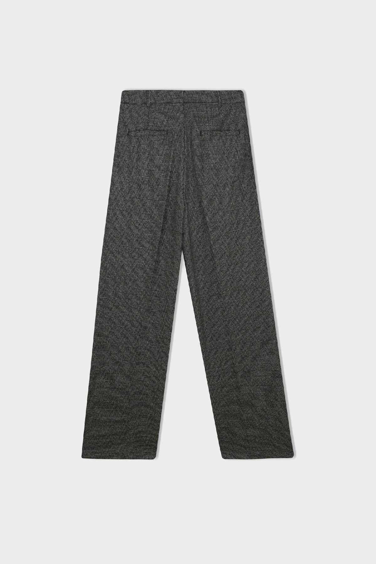 شلوار کلاسیک با ساق گشاد جیب گشاد