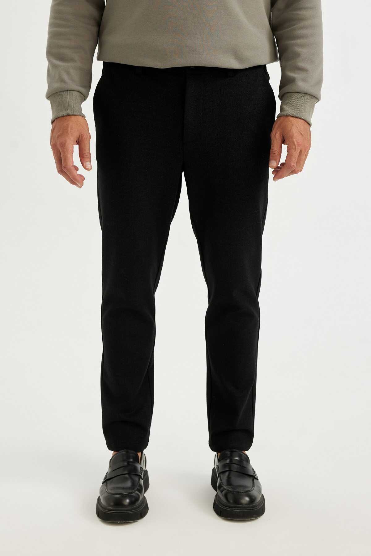 شلوار متناسب با جیب ساده پایه راست D3707ax24au