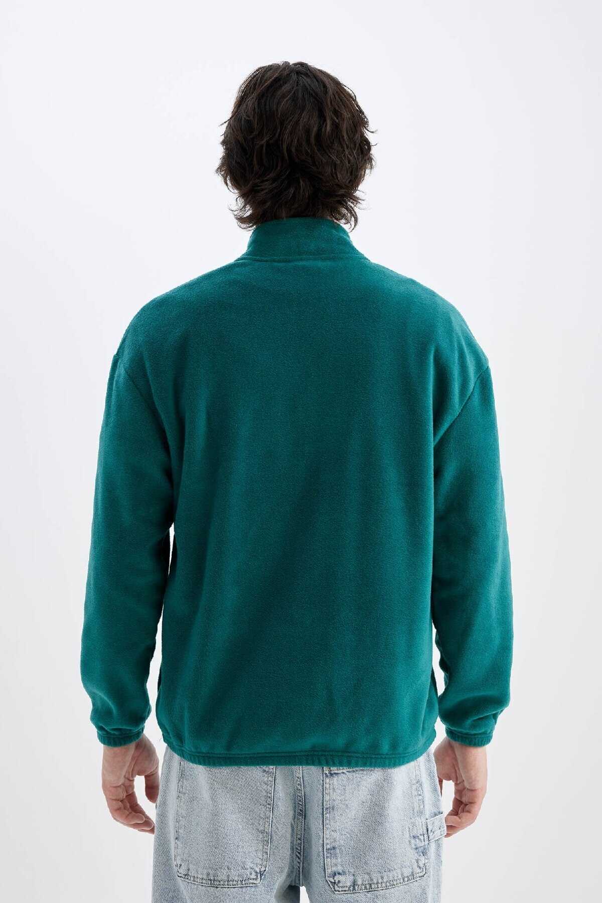 پیراهن پشمی چاپ شده با یقه معمولی راحت