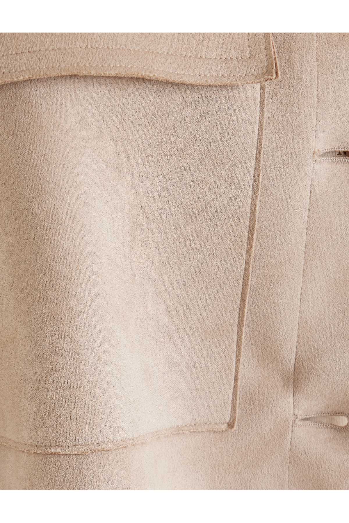 کت زنانه قهوه ای روشن