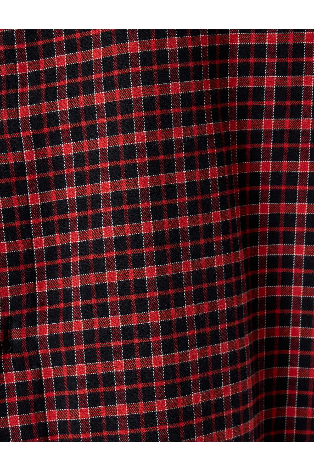 پیراهن آستین کوتاه طرح دار نخی