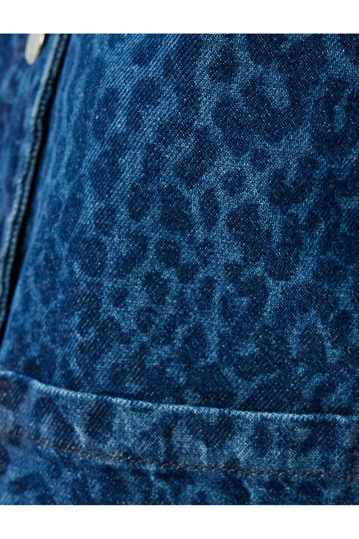 کت زنانه نیلی متوسط