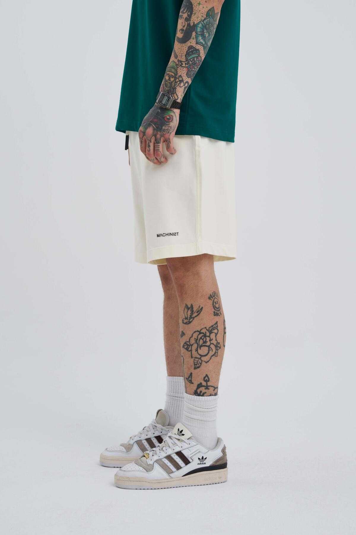 شلوارک ساده خاکستری مردانه