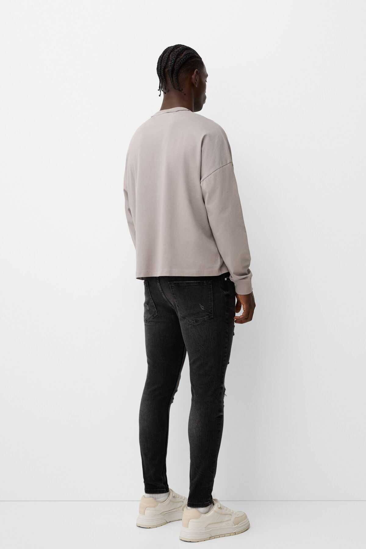 شلوار جین فوق العاده لاغر پریشان