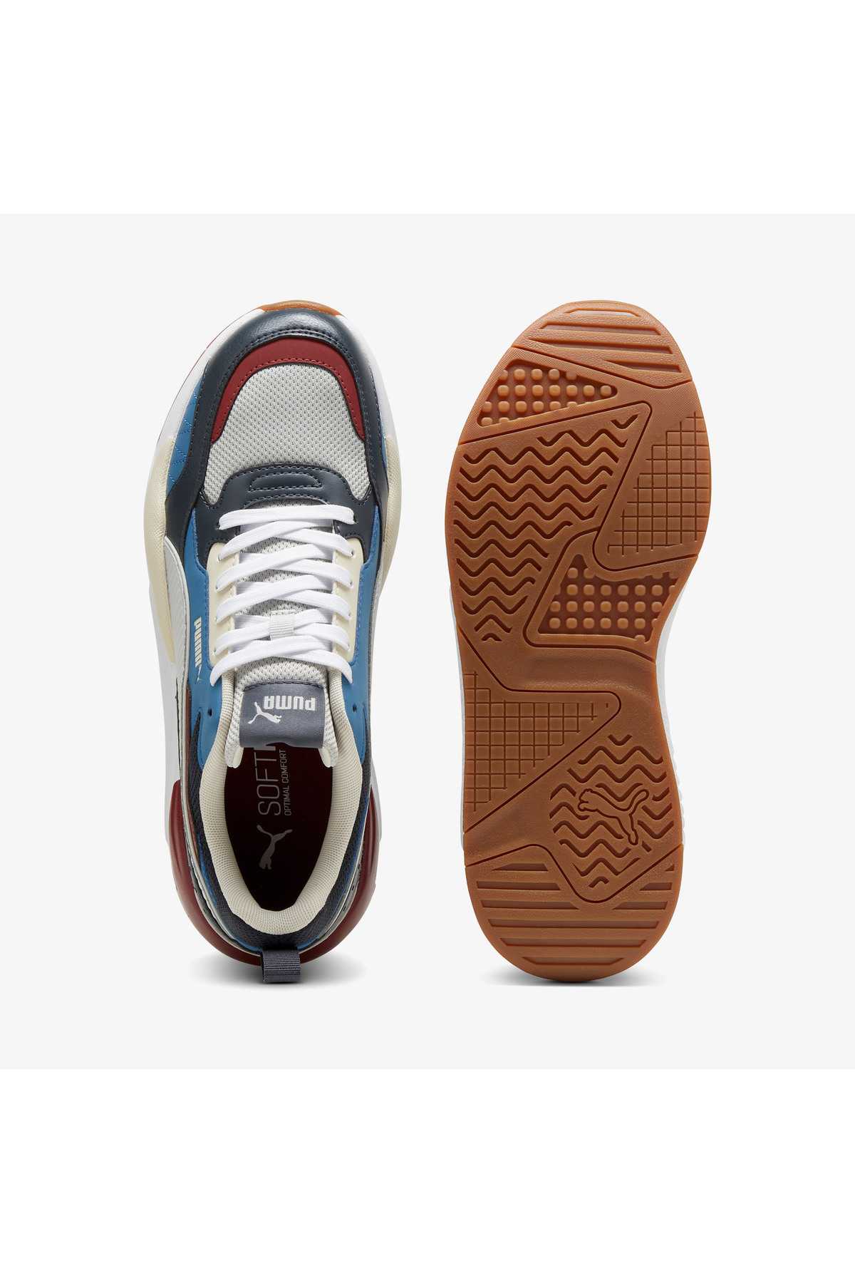 اشعه ایکس 2 مربع زنانه-مردانه کفش راحتی سفید 02