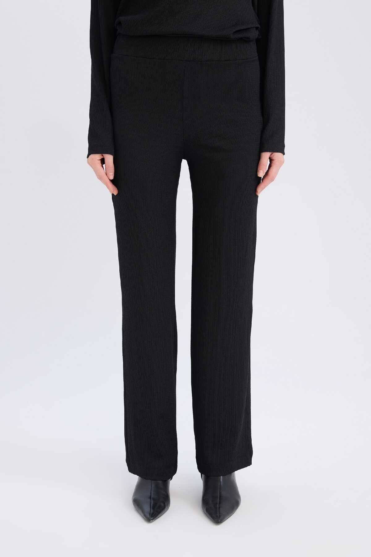 شلوار Bürümcük ساق گشاد کمر گشاد ساق گشاد