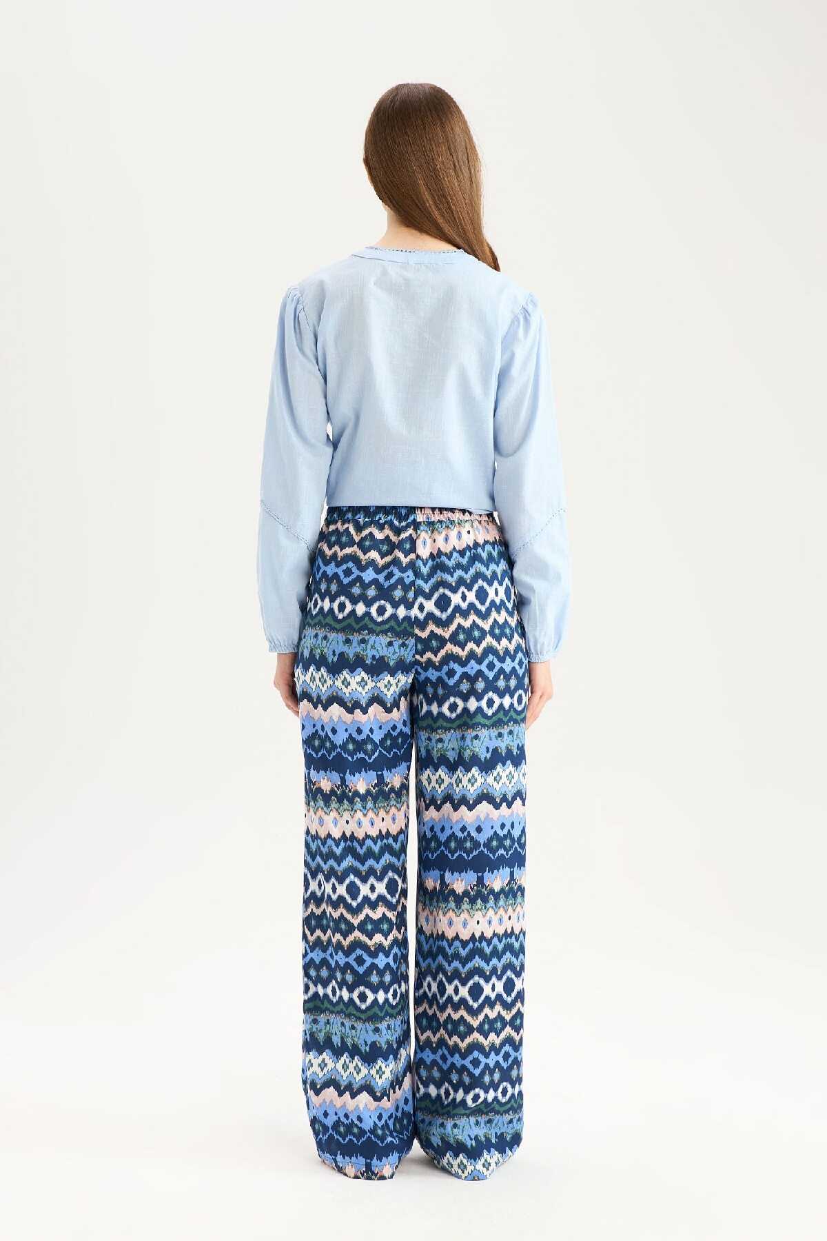 شلوار مناسب جیب تناسب با شلوار مسطح با الگوی دقیق