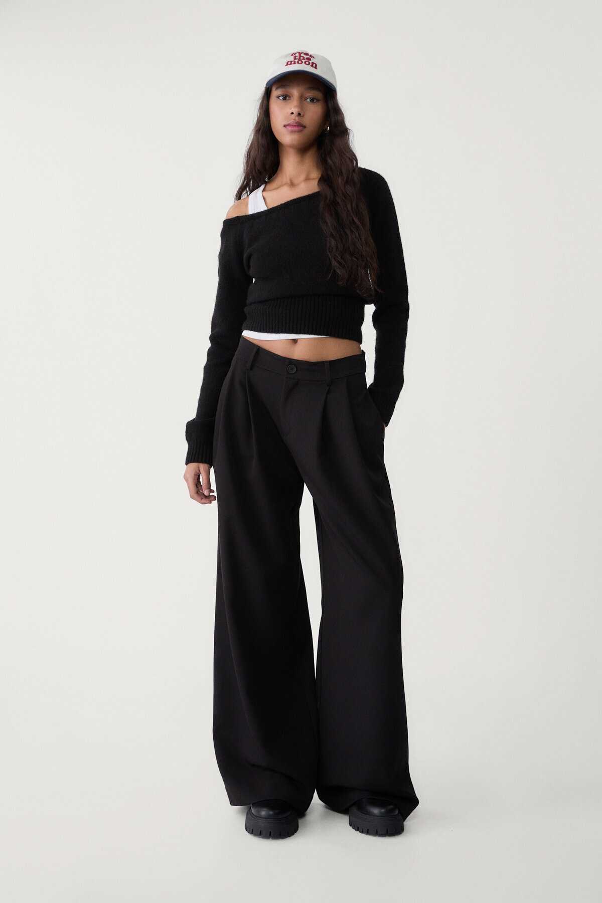 شلوار پارچه ای پاشی گسترده پودر