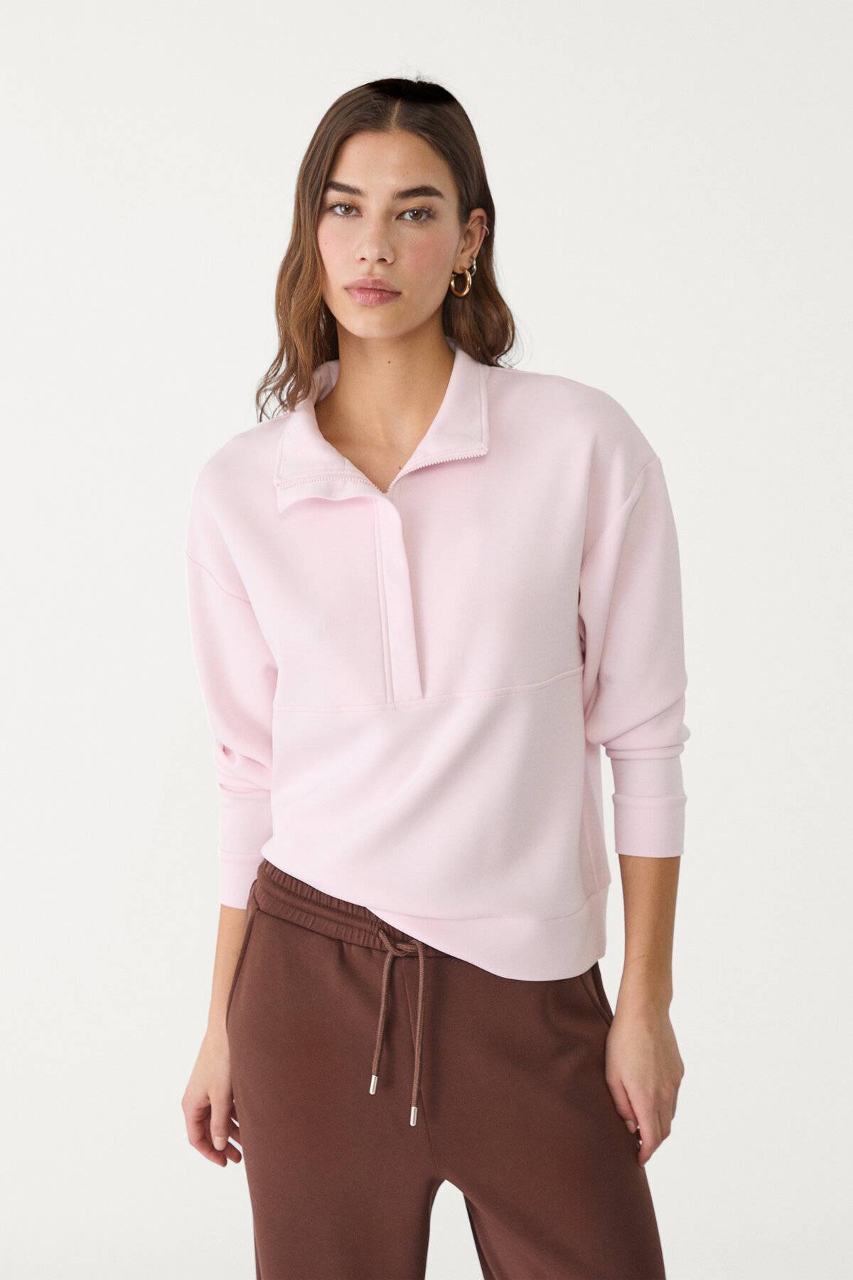 سویشرت نرم و زیپ دار