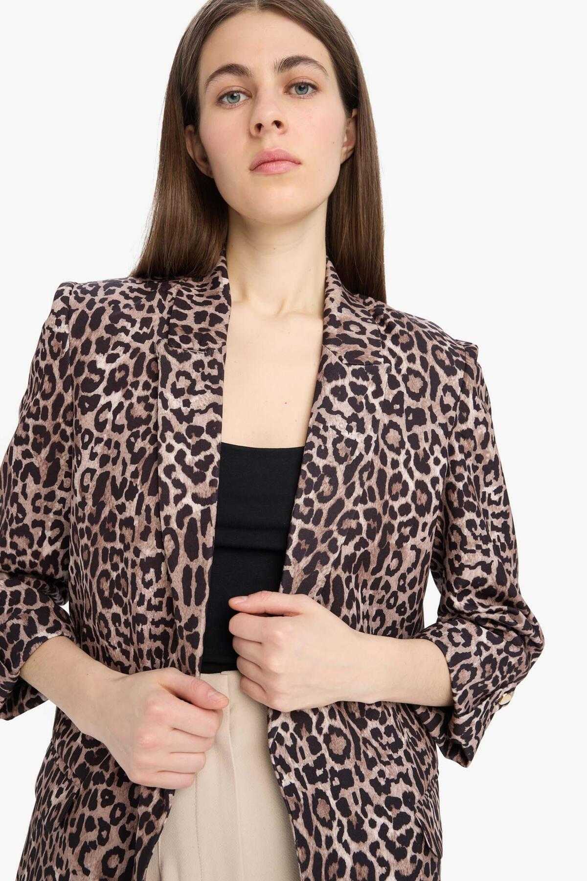 ژاکت Blazer الگوی الگوی معمولی مناسب