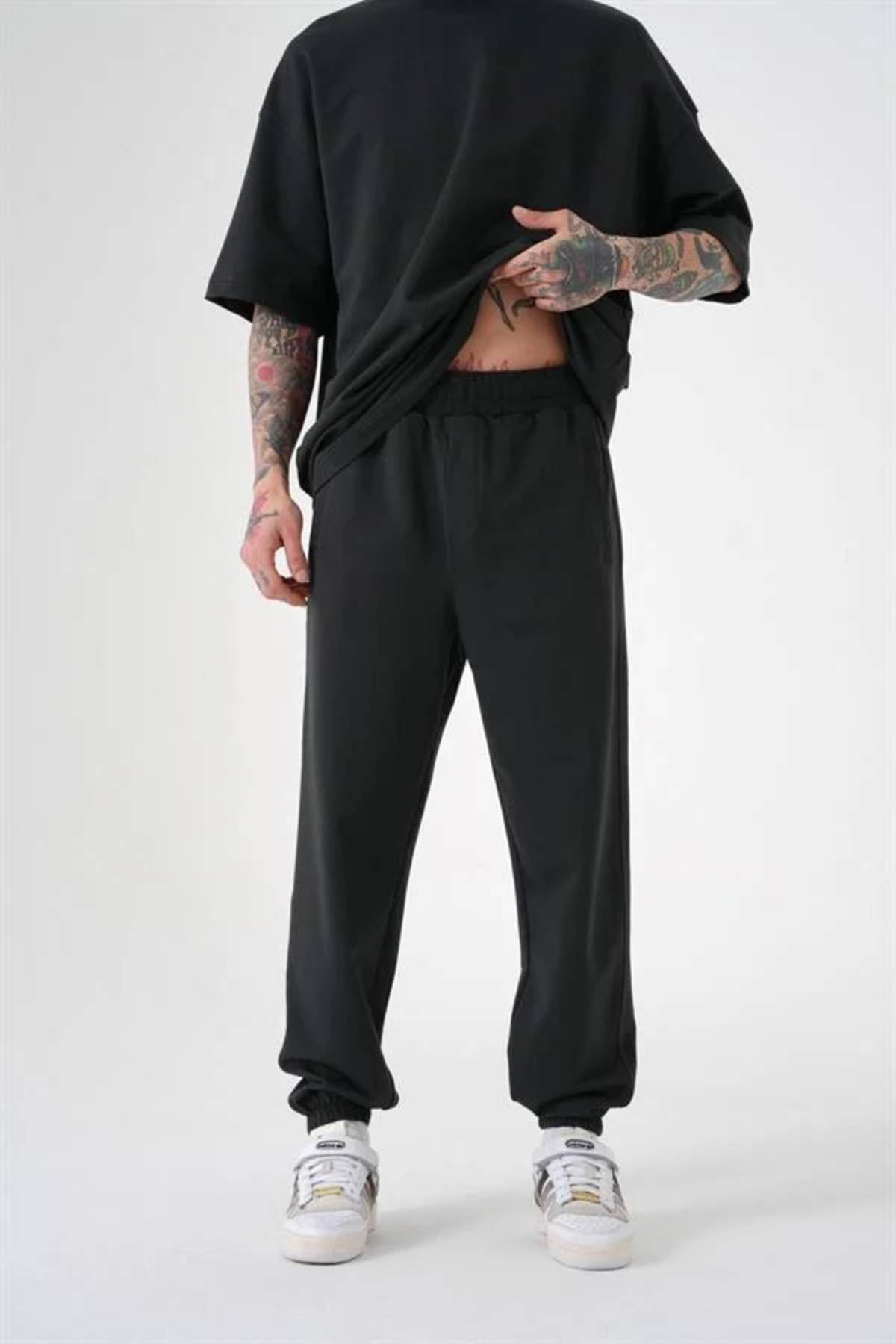 شلوار ورزشی ساده مردانه نارنجی جوگر