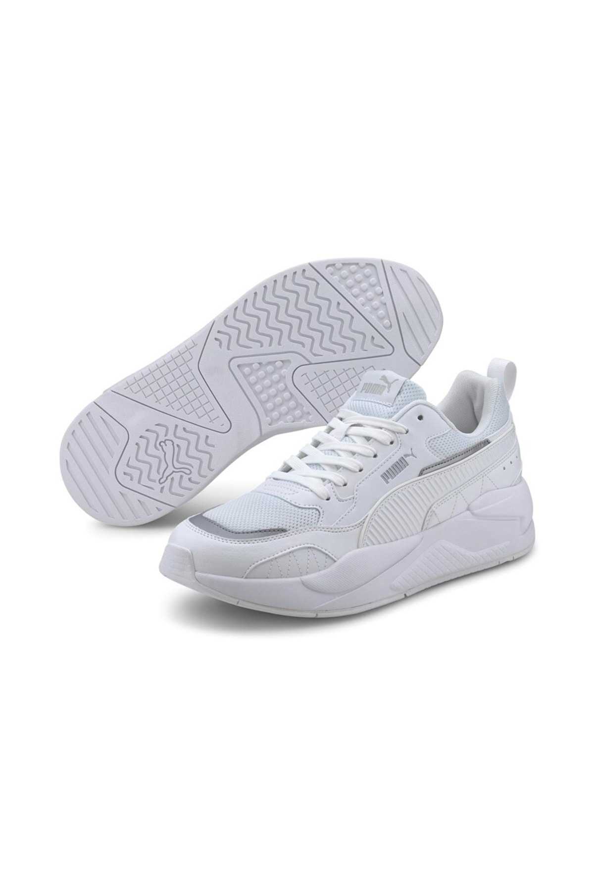 اشعه ایکس 2 مربع زنانه-مردانه کفش راحتی سفید 02