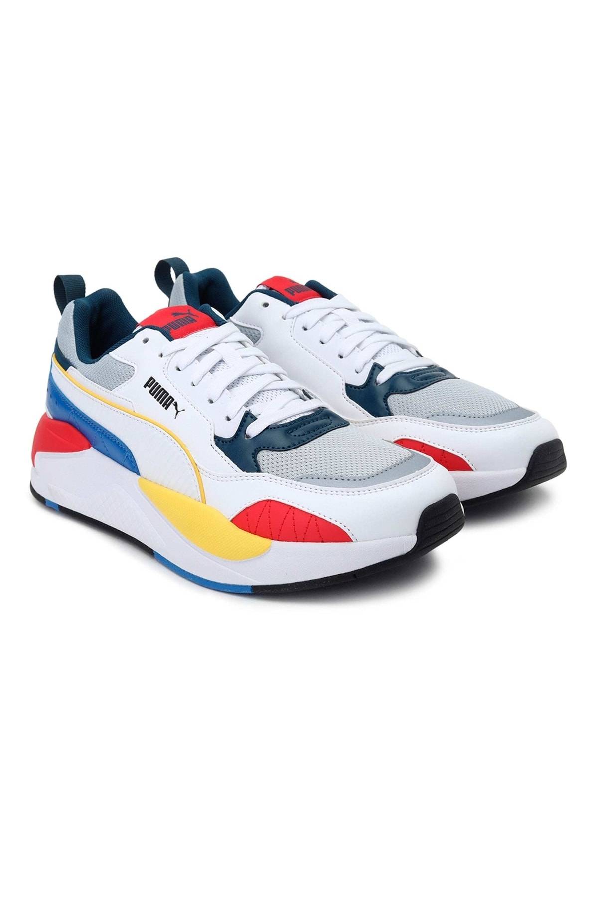 اشعه ایکس 2 مربع زنانه-مردانه کفش راحتی سفید 02