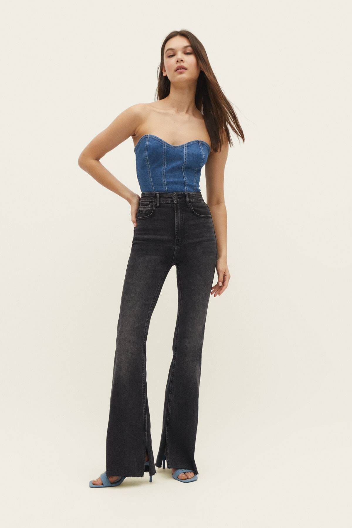 شلوار جین باریک باریک