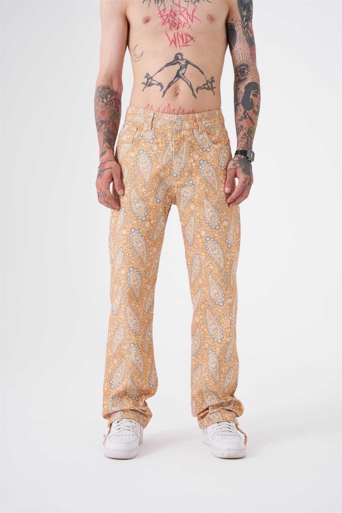 صحرا شلوار جین چاپ شده