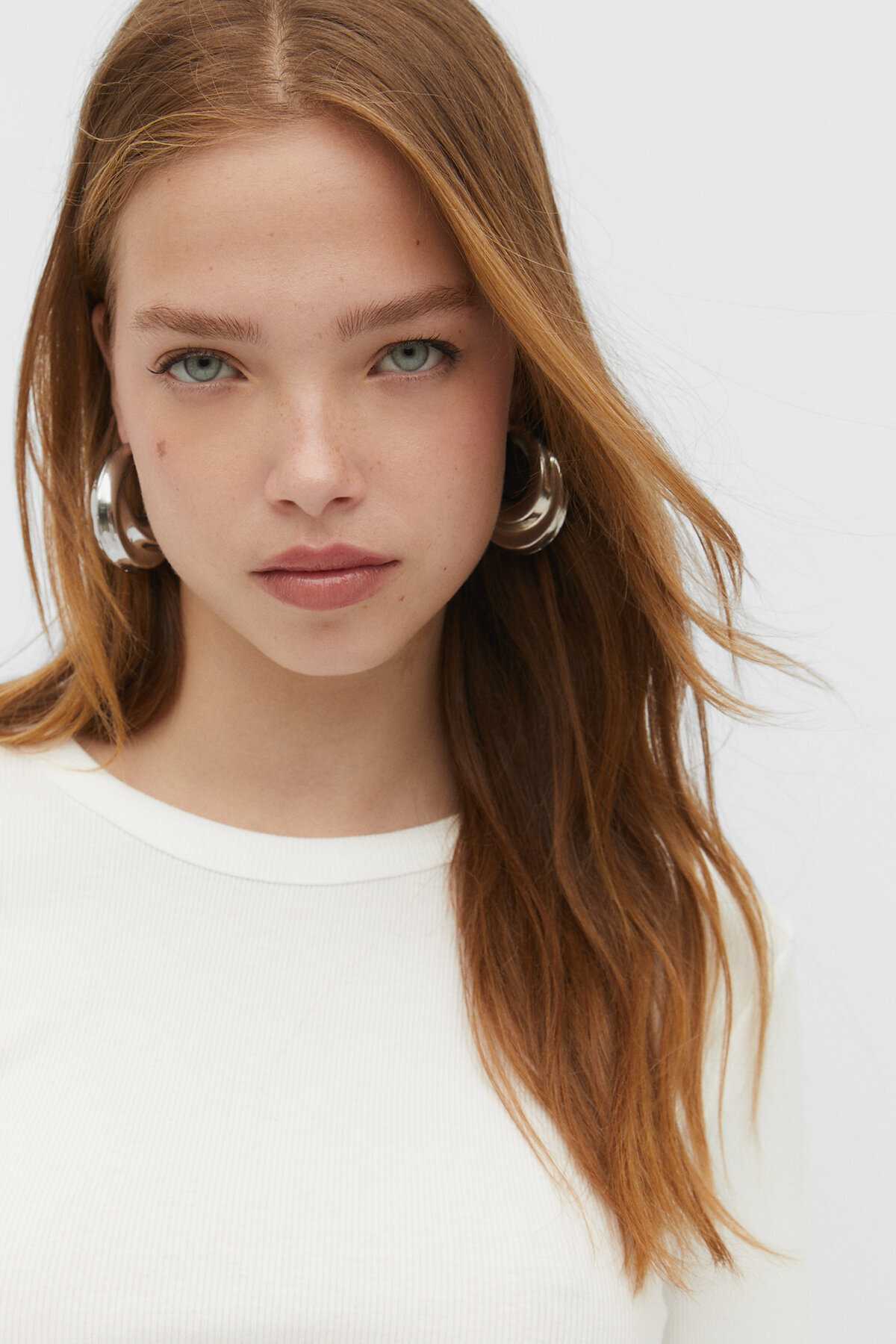 تیشرت آجدار آستین بلند