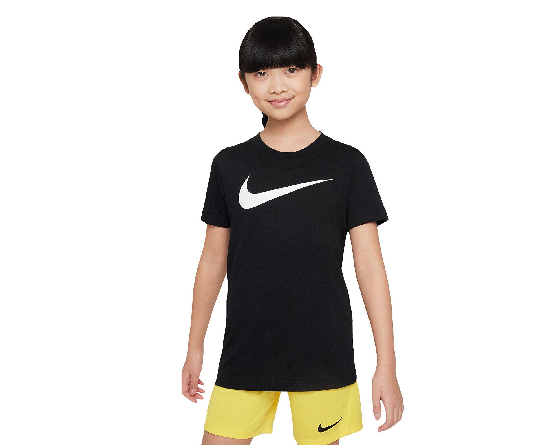 تیشرت تمرینی فوتبال کودکان Y Nk Df Park20 Ss Tee Hbr