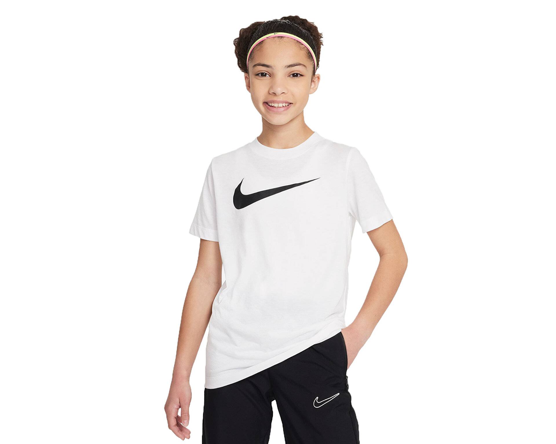 تیشرت تمرینی فوتبال کودکان Y Nk Df Park20 Ss Tee Hbr