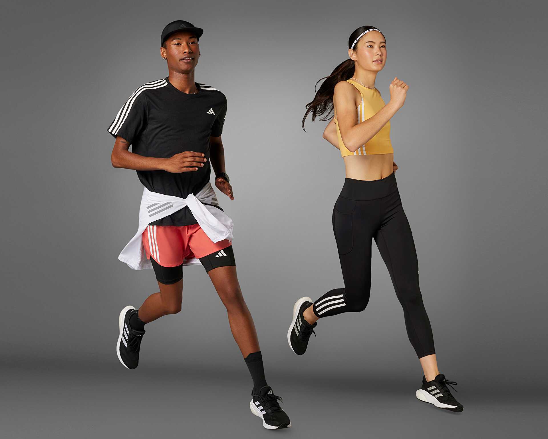 جوراب شلواری دویدن Dailyrun 3S 7/8