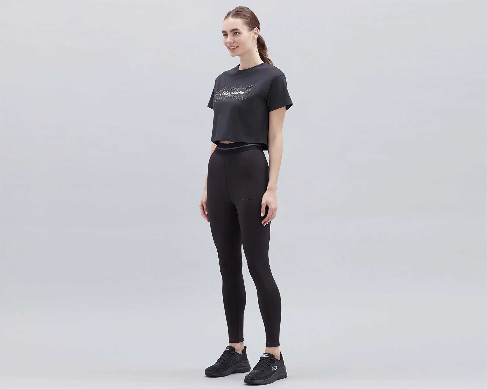 تیشرت روزانه W Graphic Tee Shiny Logo T-Shirt