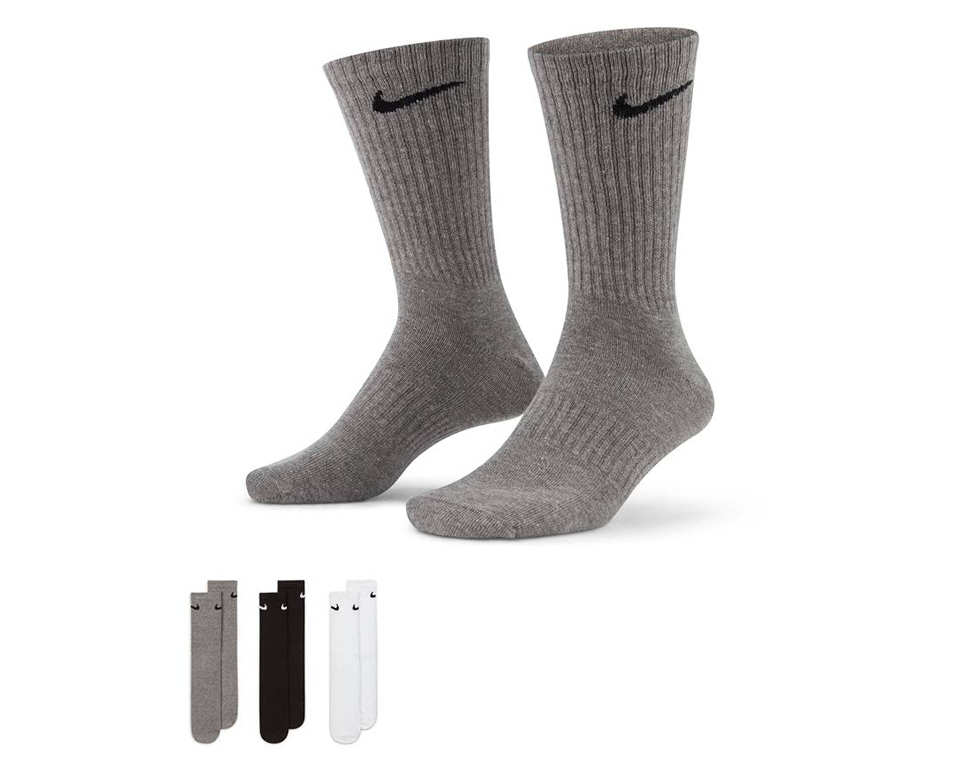 جوراب (3 جفت) U Nk Everyday Ltwt Crew 3Pr